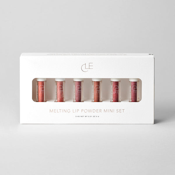 Paraben-Free Makeup | Melting Lip Powder Mini Set | CLE Cosmetics