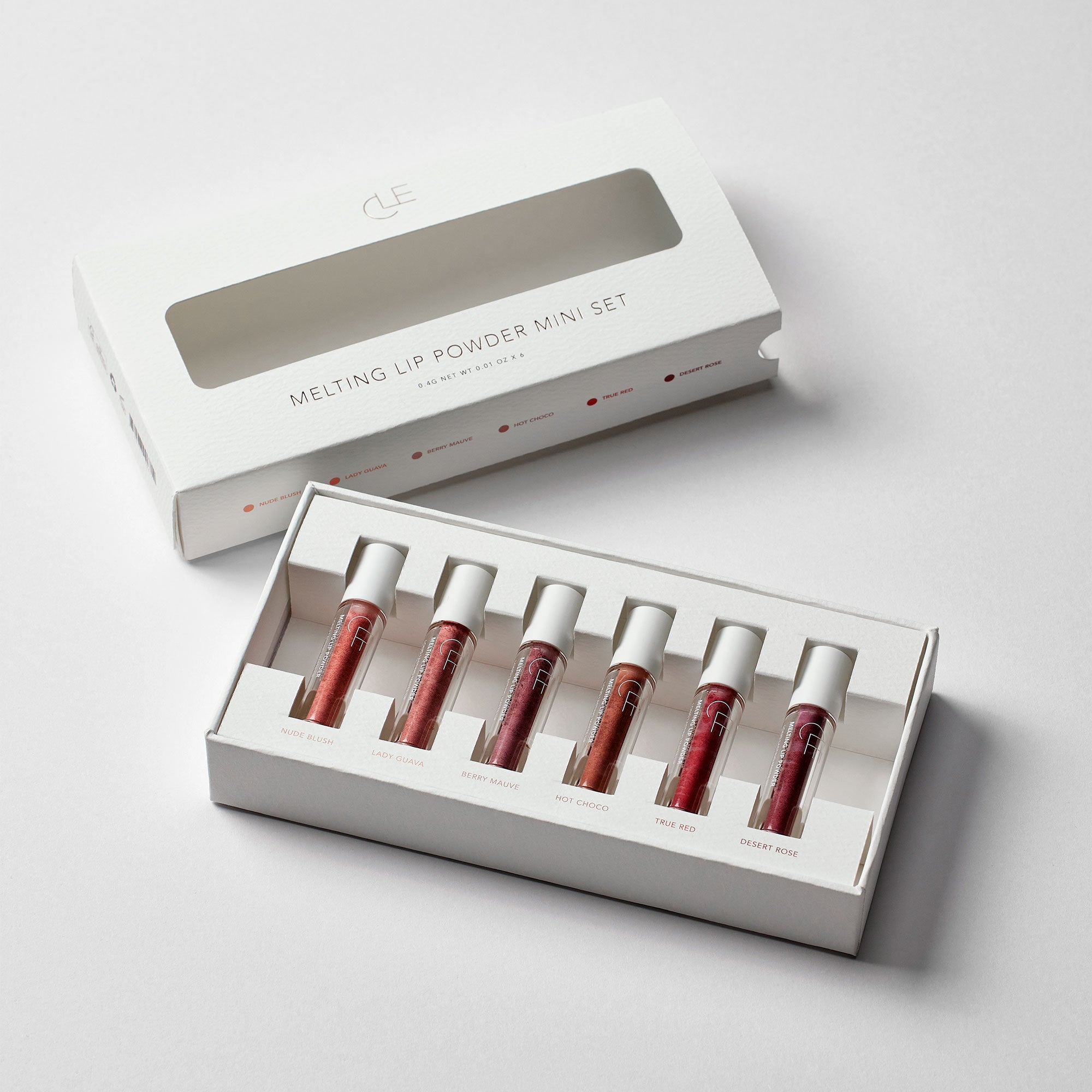 Paraben-Free Makeup | Melting Lip Powder Mini Set | CLE Cosmetics
