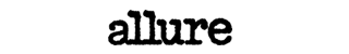 Logo of Allure